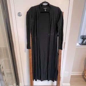 White House Black Market - Duster Black Cardigan - Size Medium